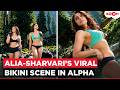 Spy Thriller Or Swimsuit Calendar Netizens React To Alia Bhatt Sharvari S Alpha Bikini Scenes