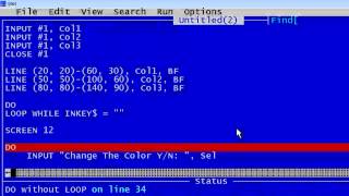 QBasic Tutorial 42 - Text Files Part 4 - Saving Preferences - QB64