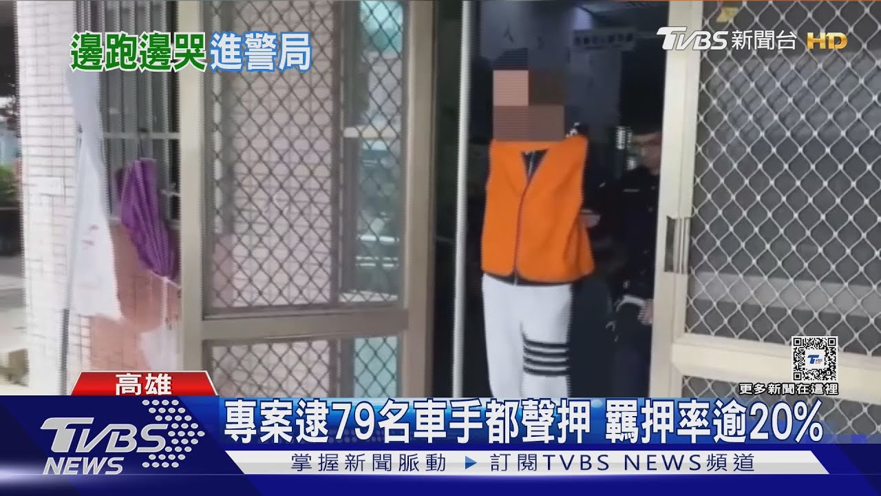 你還敢哭!高雄警方全面查緝逮79車手 他狼狽落網竟大哭