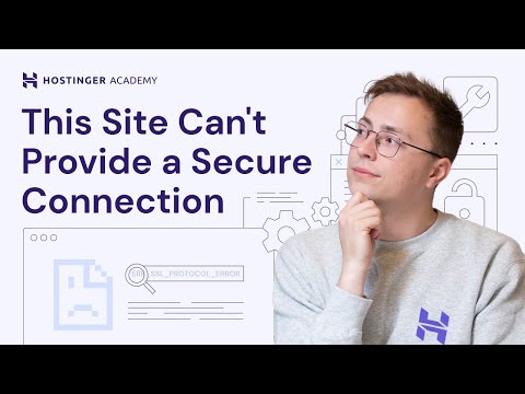 How to fix "This site can’t provide a secure connection" error