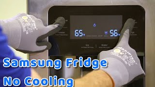 Samsung Refrigerator Isn’t Cooling: Test Mode | forced defrosting | Troubleshooting