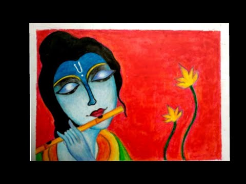 How to Draw Abstract Lord Krishna | Janmashtami speacial Drawing for beginners | Easy Drawing Video