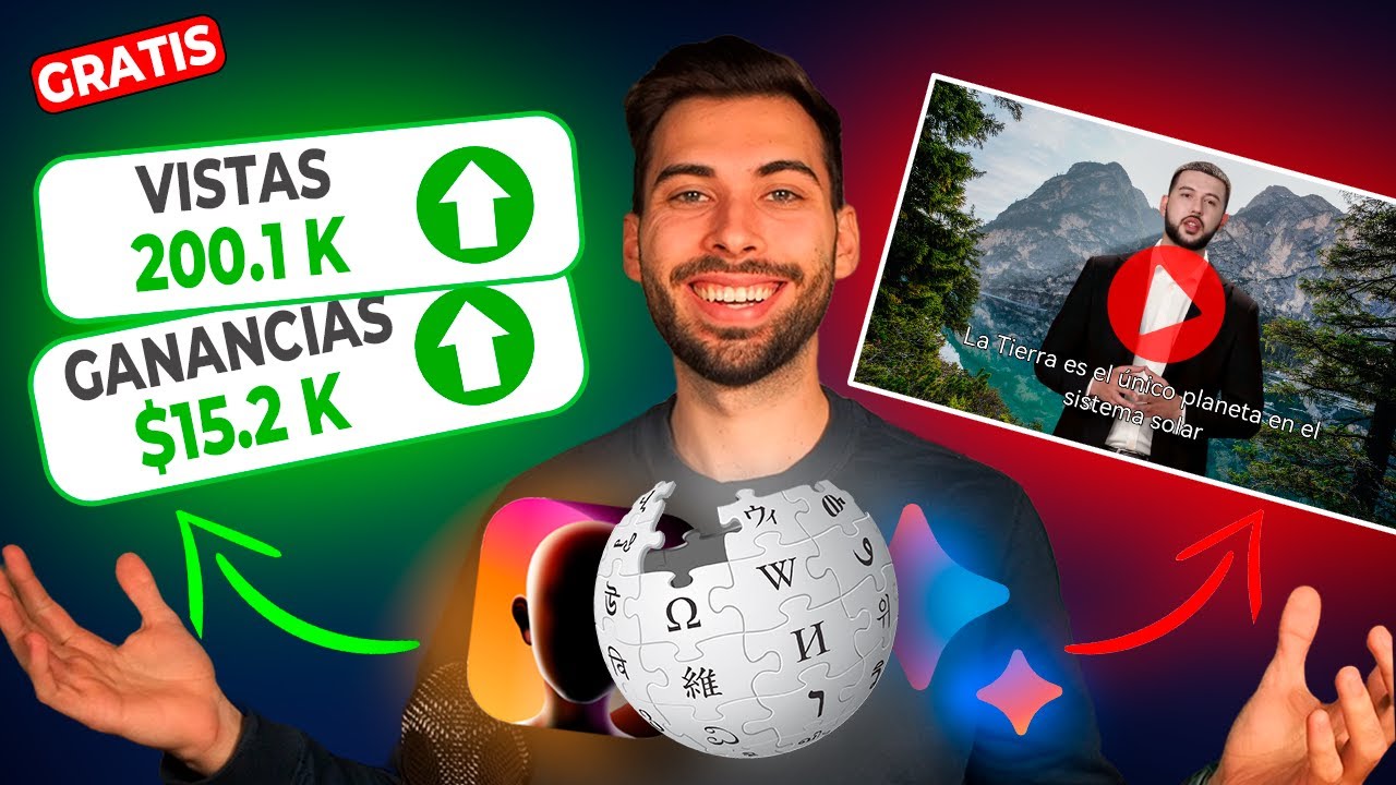 Convert Wikipedia into VIRAL Videos Monetizable by AI 📖 FREE Faceless Youtube Channel