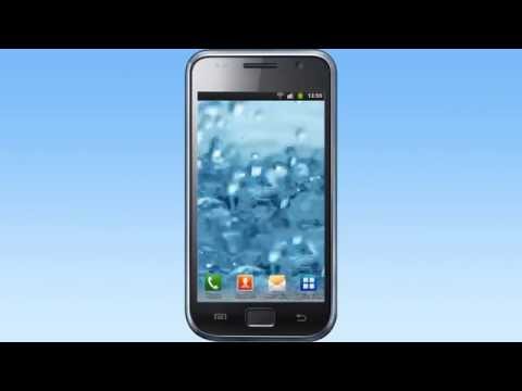 Water drops live wallpaper Video