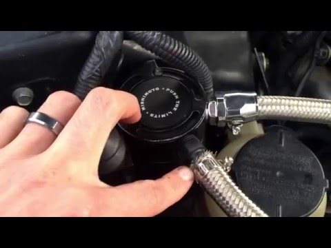 Installed: Mishimoto Compact Baffled Oil Catch Can- Infiniti G35