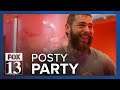 Post Malone Cuts Ribbon On Custom Designed Raising Cane S Restaurant