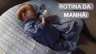 ROTINA DA MANHÃ COM O BEBÊ REBORN OLIVER!