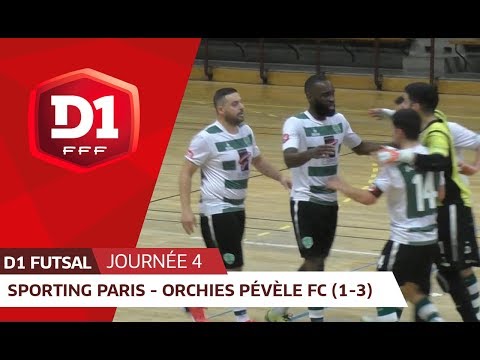 J4 : Sporting Paris Futsal - Orchies Pévèle FC (1-3)