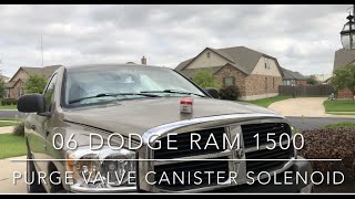 How to change the #purge #valve #solenoid on #DODGE #RAM 1500 and EASY!