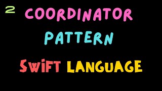 Download the video "Coordinator Pattern Swift UIKit Part 2"