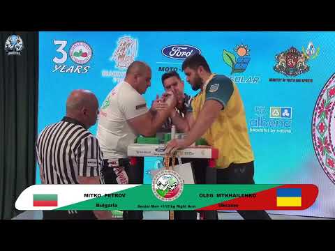 Mitko Petrov vs Oleg Mykhailenko | Over 110 kg | XLVI WORLD ARMWRESTLING CHAMPIONSHIP | 2025