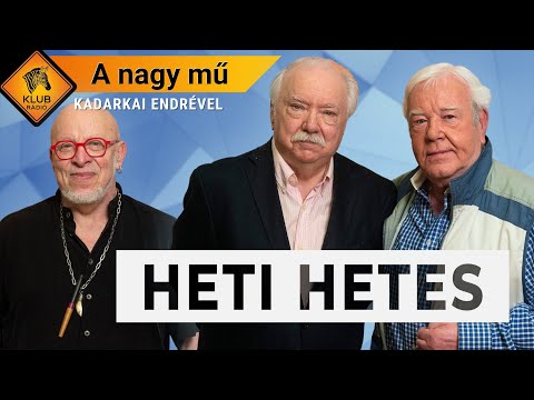 A NAGY MŰ-Ki miatt kellett leállítani a Heti hetes felvételét? /Farkasházy T., Gálvölgyi J., Réz A./