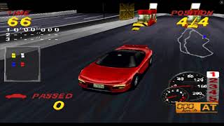 Midnight Run: Road Fighter 2 (PlayStation 1, 1998) Gameplay A
