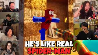 When The Real Spider-Man Plays Meccha Chameleon ft. Toast, Valkyrae QuarterJade, Squeex, John & more