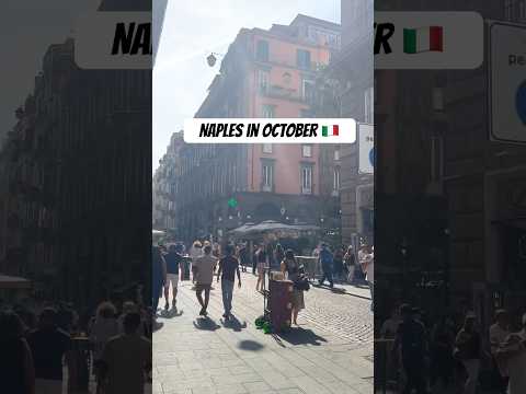 Over tourism In Naples Italy. On a weekday at the least rush hour. #overtourism #naples #italy