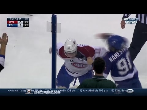 Brendan Gallagher vs Vladislav Namestnikov
