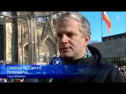 Tagesschau 11.02.2012 über "Stopp ACTA" Demonstrationen in Deutschland