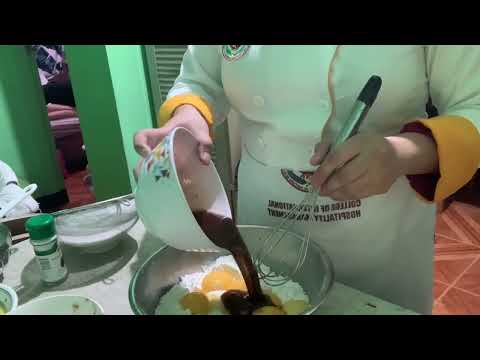 CARAMEL CHIFFON CAKE BY: Julie Ann Alfahora.