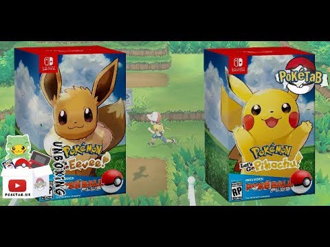 POKETAB UNBOXING : Pokémon Let´s GO Pikachu & Pokémon Let´s GO Eevee! Bundle Edition
