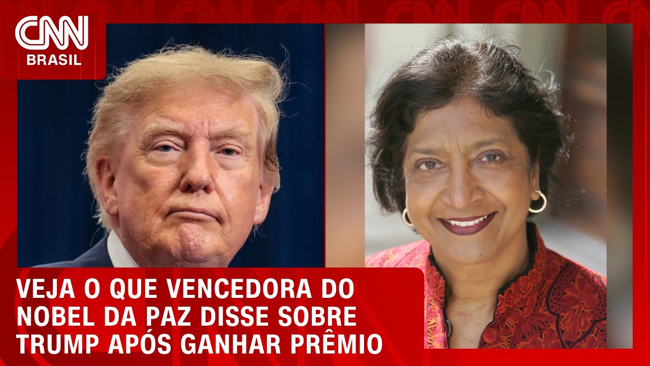  Vencedora de Nobel da Paz brinca sobre dividir prêmio com Trump | CNN BRASIL