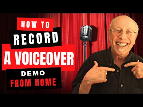 How To Record A Pro Voiceover Demo From Home - Marc Cashman