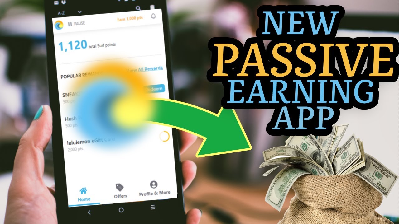 NEW PASSIVE EARNING APP FOR YOUR PHONE FARM - INSTALL SURF ON ANDROID