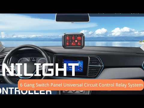 🔩🔌 Nilight 6 Gang Switch Panel System Review | Clean Power Control for 12V Vehicles