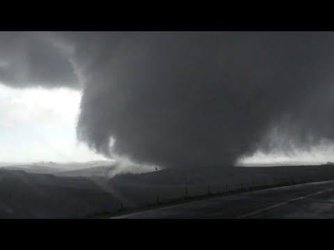 Chasing a Massive Tornado: Up Close and Terrifying