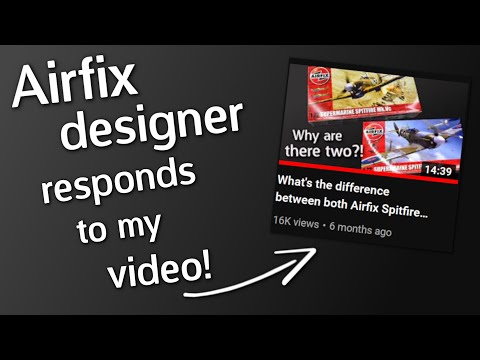Airfix Responded to my Video about their Spitfire! Designer Interview