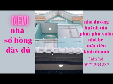 Cần bán gấp nhà mới vào ở liền trên đường Huỳnh Tấn Phát 3 x 13m, 1 trệt 1 lầu .