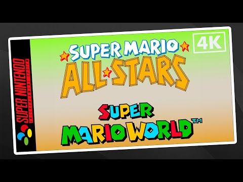 [SNES Longplay] Super Mario All-Stars + Super Mario World | Full Game Walkthrough | 4K