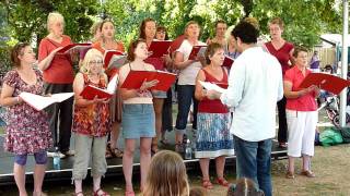 Andover Museum Loft Singers at Sidmouth FolkWeek 2011 - My Husband's Got No Courage in Him