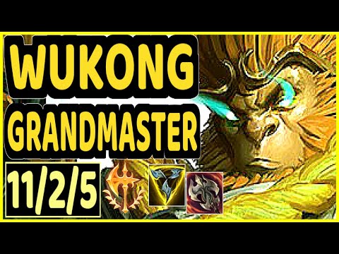ALPHARI (WUKONG) - 11/2/5 KDA TOP GAMEPLAY - EUW Ranked GRANDMASTER
