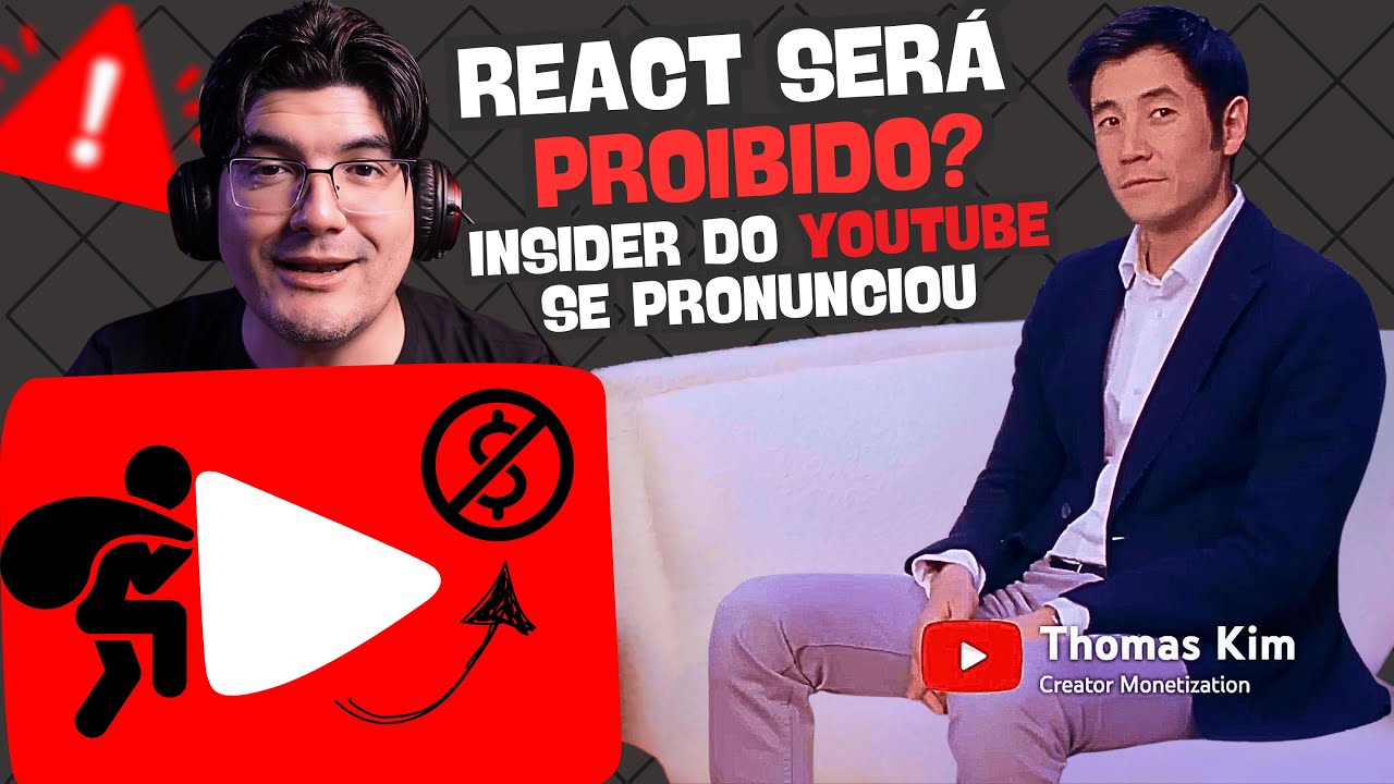 Canais React Serão Desmonetizados no Youtube? Pronunciamento Oficial