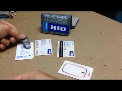 Hid proximity cards