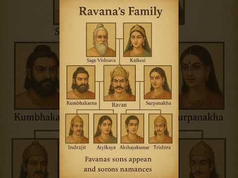 Ravana’s Family Tree – Names, Photos and Lineage from Ramayana