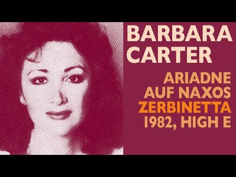 Barbara Carter - Strauss: ARIADNE AUF NAXOS, Zerbinetta's aria, Munich 1982 High E6