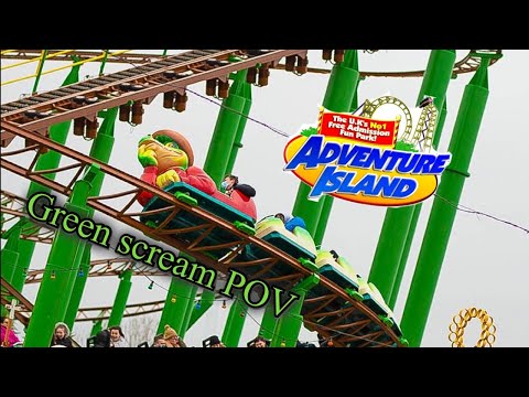 Green scream POV-Theme park bot