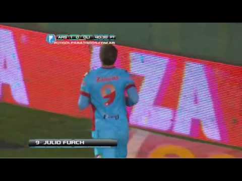 Gol Furch  Arsenal 2-Olimpo 0 Torneo Inicial 2013 Fecha 3 Fútbol Para Todos
