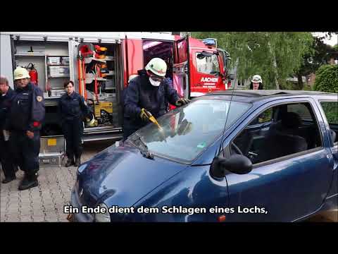 Vorgehen bei Verkehrsunfällen: Ausbildung Glasmanagement