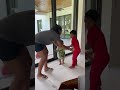 Daughter and son argue over who gets the chips #shorts