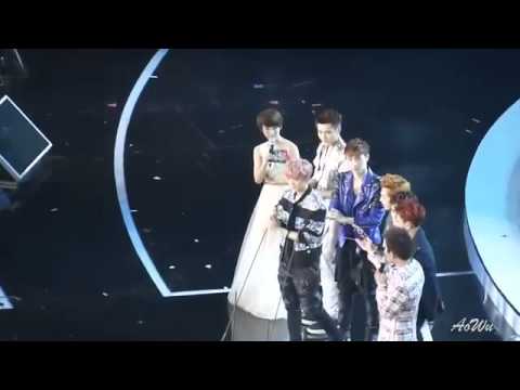 130414 EXO @ 13th Billboard Music Awards 엑소 artists seat The 13th Billboard Music Annual Festival