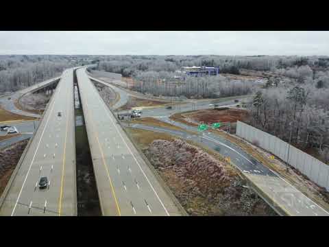 02-18-2021 - Greensboro NC - Ice Storm, tree damage, electrical lines, ground and  aerial scenes