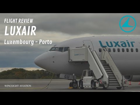 FLYING LUXAIR TO PORTO! | LUXAIR LG3761 LUXEMBOURG TO PORTO BOEING 737-800