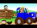 The Blue Tractor | Animal sounds song | Kids songs & Nursery Rhymes - Kuku and Cucudu