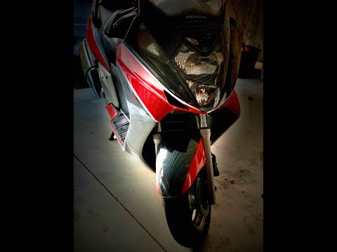 Cosmetic Refurb and my first atempt Wrapping my Honda Silver Wing VLOG