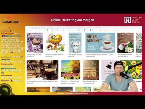 ONLINE MARKETING AM MORGEN I Folge 1 🌞 – der Livecast mit Patrick Klingberg auf twitch