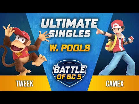 Tweek (Diddy Kong) vs Camex (Pokemon Trainer) - Ultimate Singles Winners Pools - Battle of BC 5