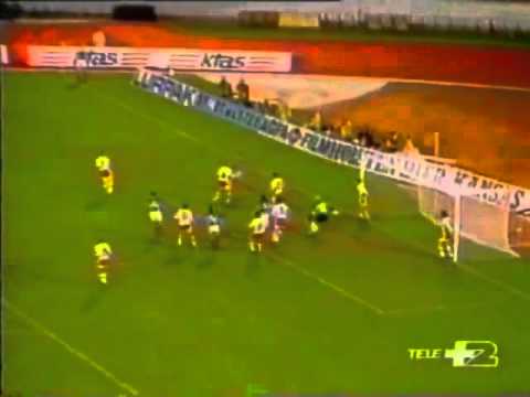 Robert Prosinecki assist to Darko Pancev vs Denmark [01.05.1991]- ECQ 1992