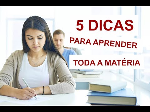 5 DICAS PARA APRENDER TODA A MATÉRIA - Motivação para Estudar - Professor Pier